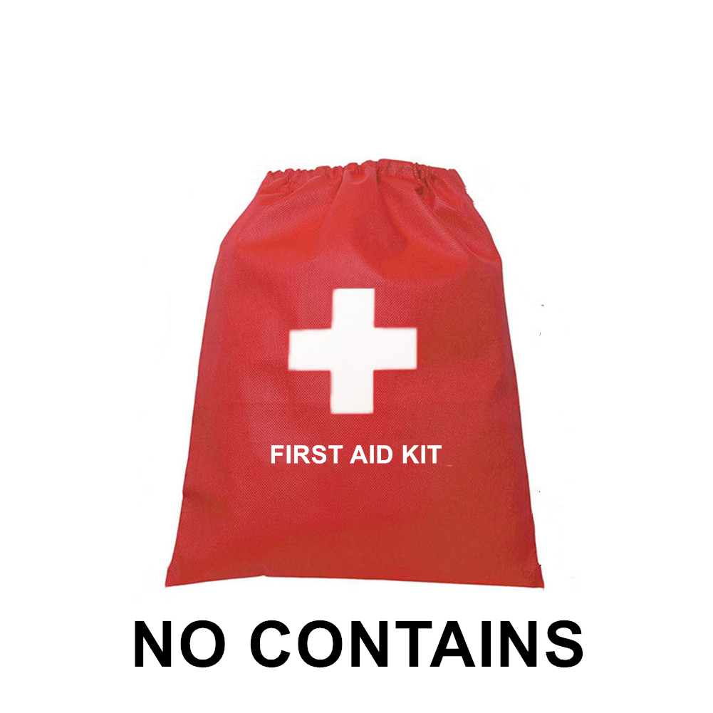 Black Silicone Medical Alert ID Bracelet Meds ICE Wristband for Emgergency, 8.26'', with Aid Bag