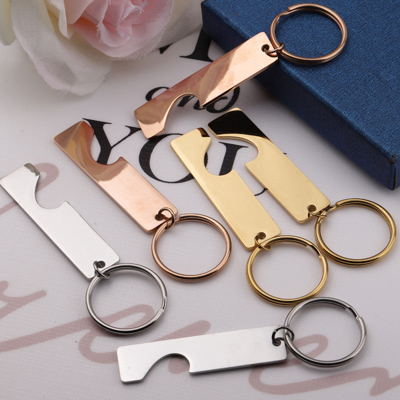 Personalized Matching Couple Keychains, 3 colors