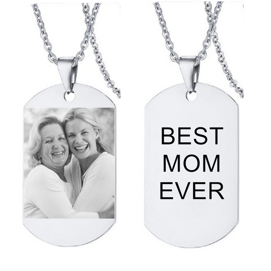 Personalized Customized Picture Necklace Pendant for Women Men Mother's Day Father's Day Gifts