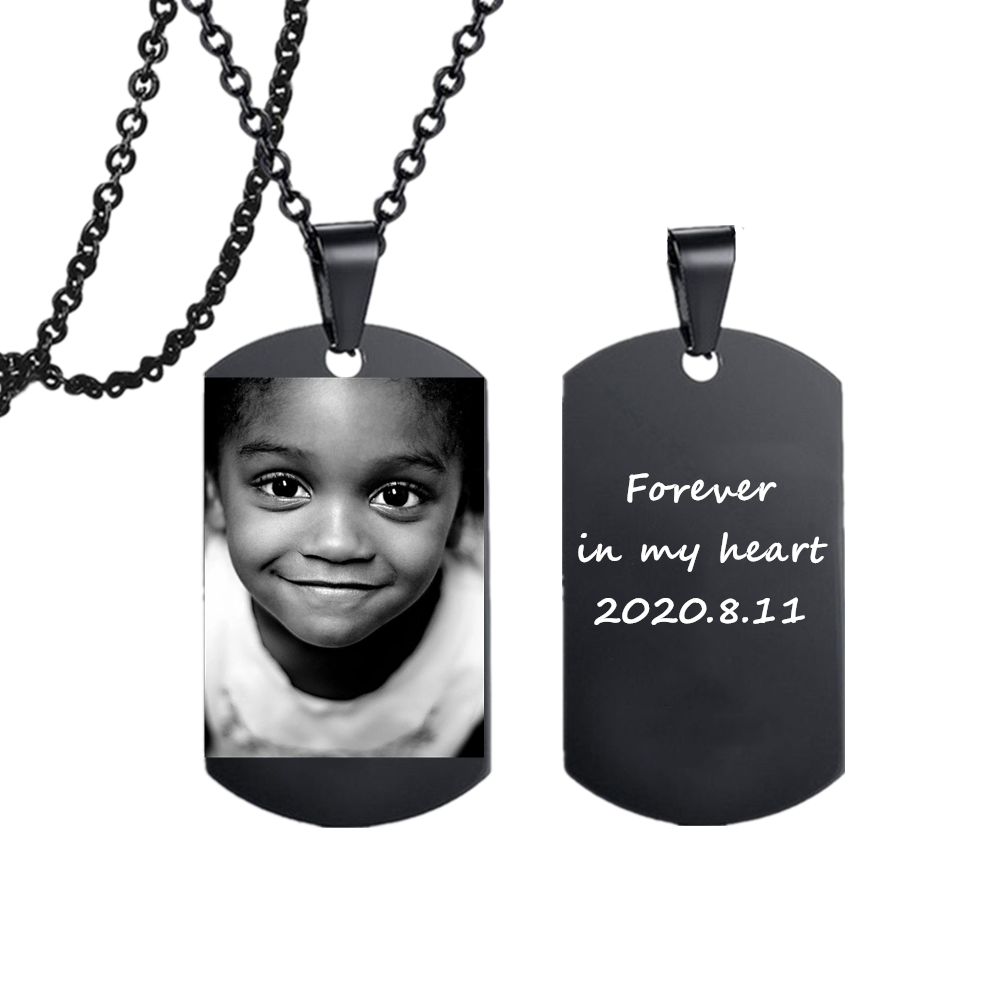 Personalized Customized Picture Necklace Pendant for Women Men Mother's Day Father's Day Gifts